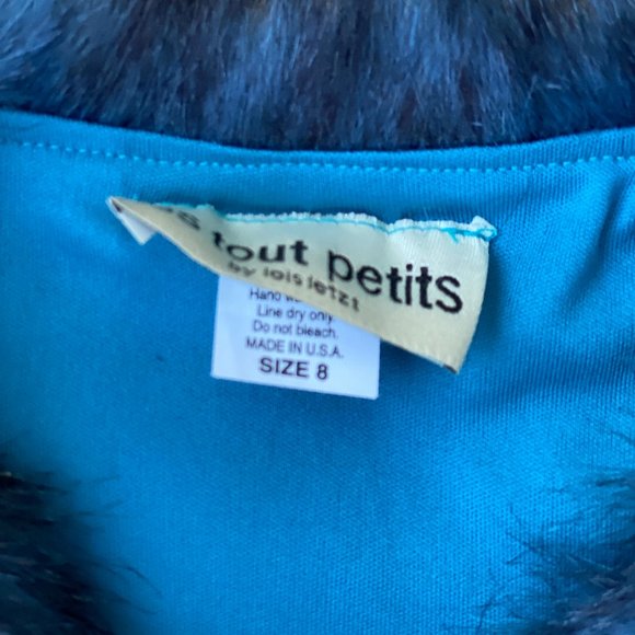 Les Tout Petits Faux Fur Vest - Picture 3 of 4